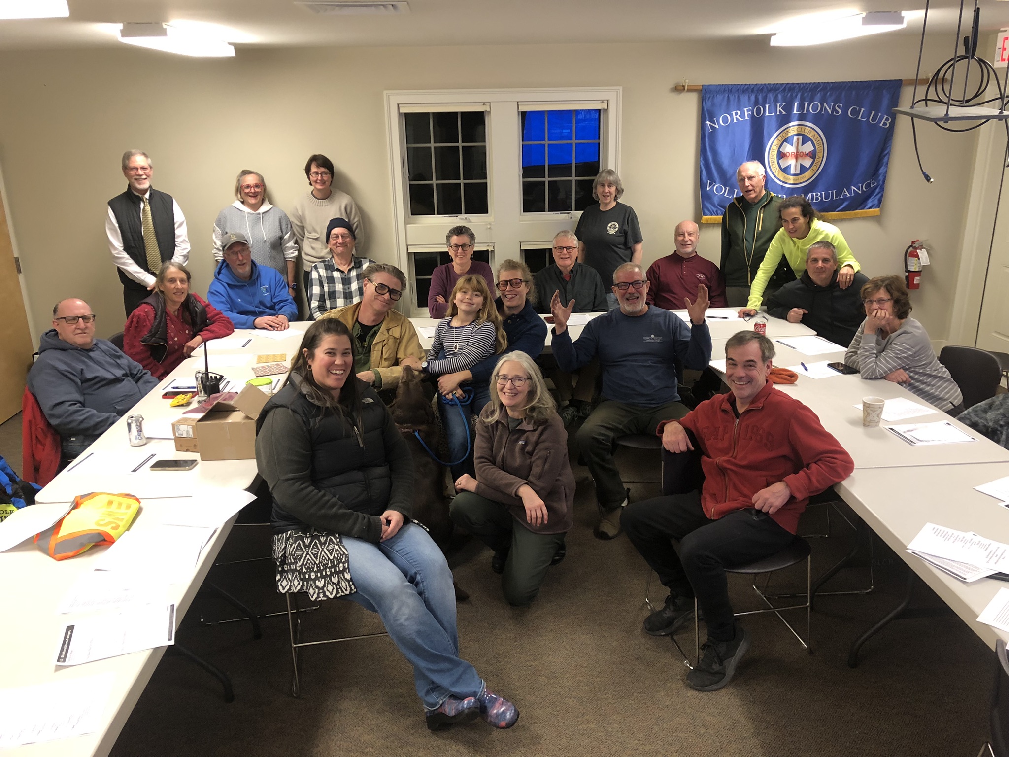 Norfolk Lions Club Ambulance volunteer team