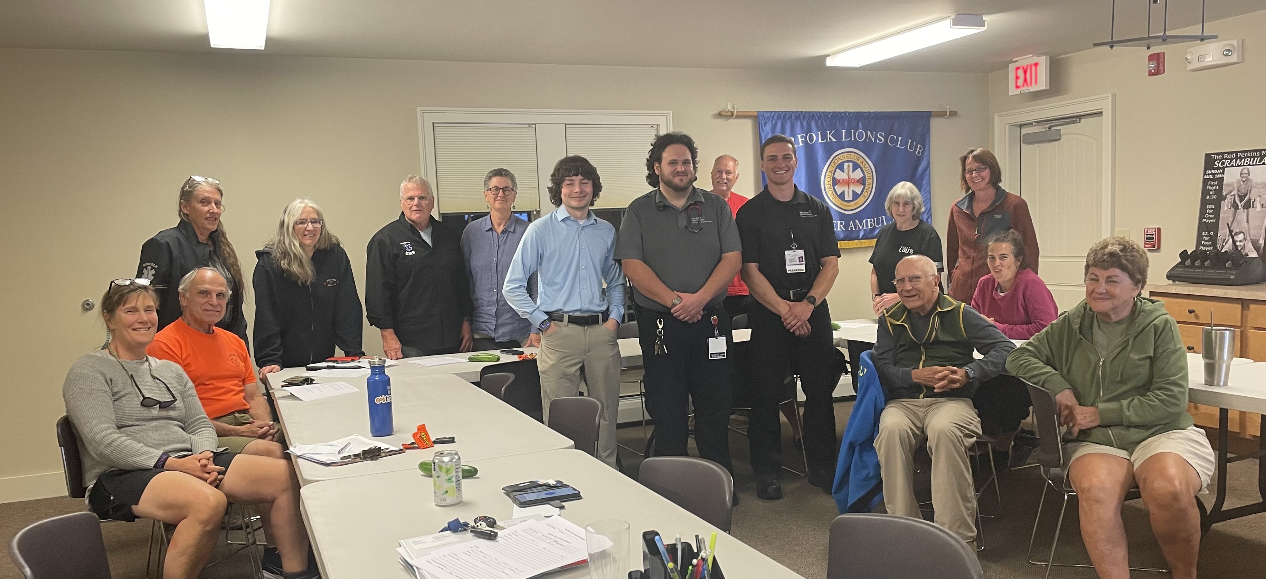 Norfolk Lions Club volunteer team photo